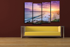 Модульная картина "Рассвет на море"