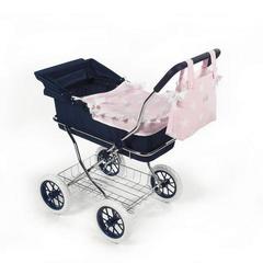 La Nina Коляска для куклы класическая, складная, 80 см.  (60420)