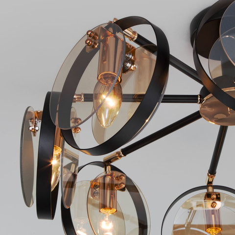 Потолочный светильник 70121/8 черный