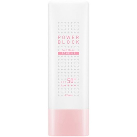 A'Pieu Power Block Tone Up Sun Base Pink SPF50+/PA++++ солнцезащитная база под макияж