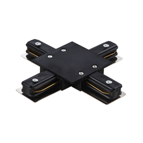 Соединитель X-образный однофазный для встраиваемых треков Barra Lightstar 501147