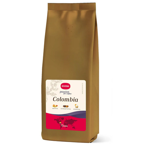 Кофе в зернах Nivona Colombia 1000g