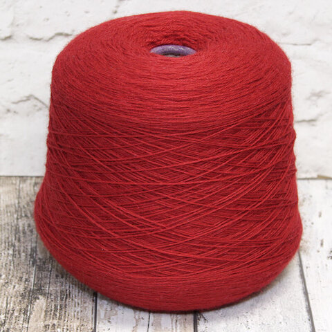 Меринос кардный SESIA SHERWOOL 3/15 темно-красный