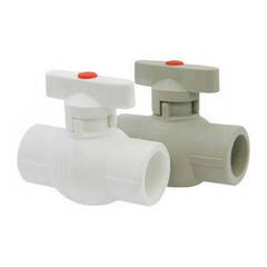 Кран шаровый ПП 25 PREMIUM (Lammin) 36/9 серый