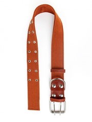 Зооник ошейник брезент двойной 45мм (51-72см) коричневый