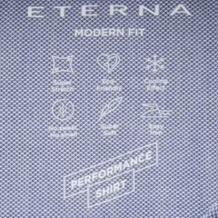 Сорочка мужская Eterna Modern Fit 4084-C18K-18 серия Performance, короткий рукав