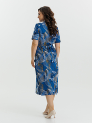 4536 Халат на пуговицах