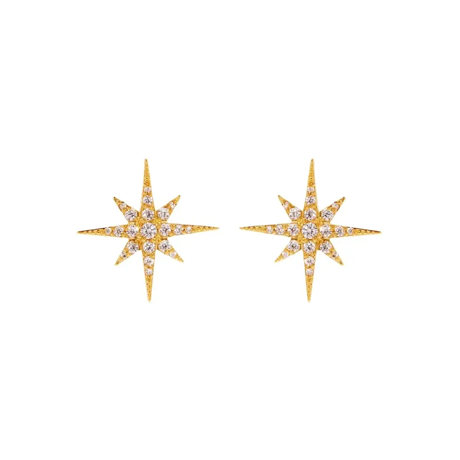 

Серьги Sparkle Puset Earrings - Gold