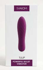 Фиолетовая вибропуля Tulip - 10,6 см. - 