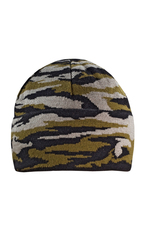 Шапка 2х нитка зел.КМФ с отворотом на флисе