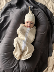 Пелёнка-кокон Mjölk Шоколадная крошка