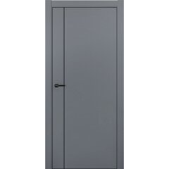 Купить Межкомнатная дверь ПЭТ Silk-5 графит глухая