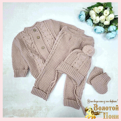 Комплект вязаный детский (68-74) 250808-DF212