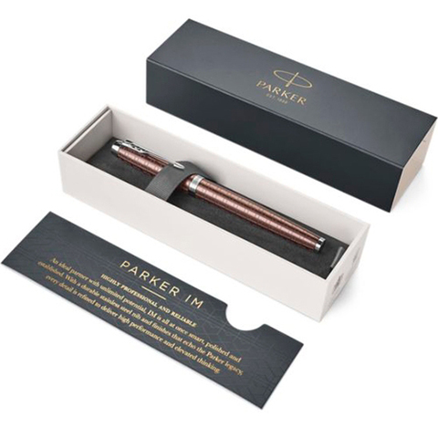 Parker IM Premium - Brown CT, перьевая ручка, F