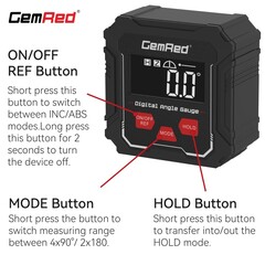 Уровень электронный 0,1° 60x60x25мм (магнитный) IP54 DIGJY 82432-A