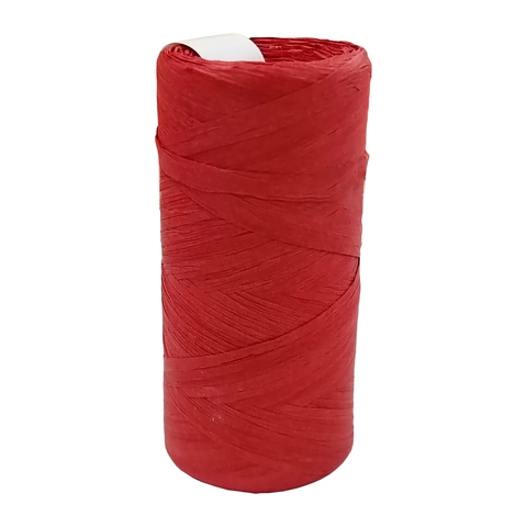 Шпагат бумажный для оформления подарков Alstad, 100 м, бумага, красный