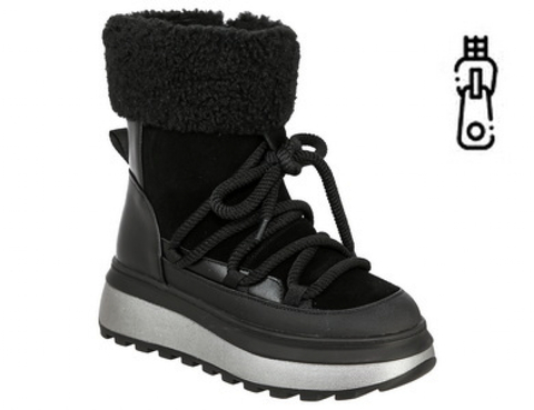 Кедберри сапоги зимние , шерст.мех,черн (33-38)  TWI_511-72_black