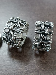 Кольцо широкое Кресты -CEMETERY RING CHROME HEARTS