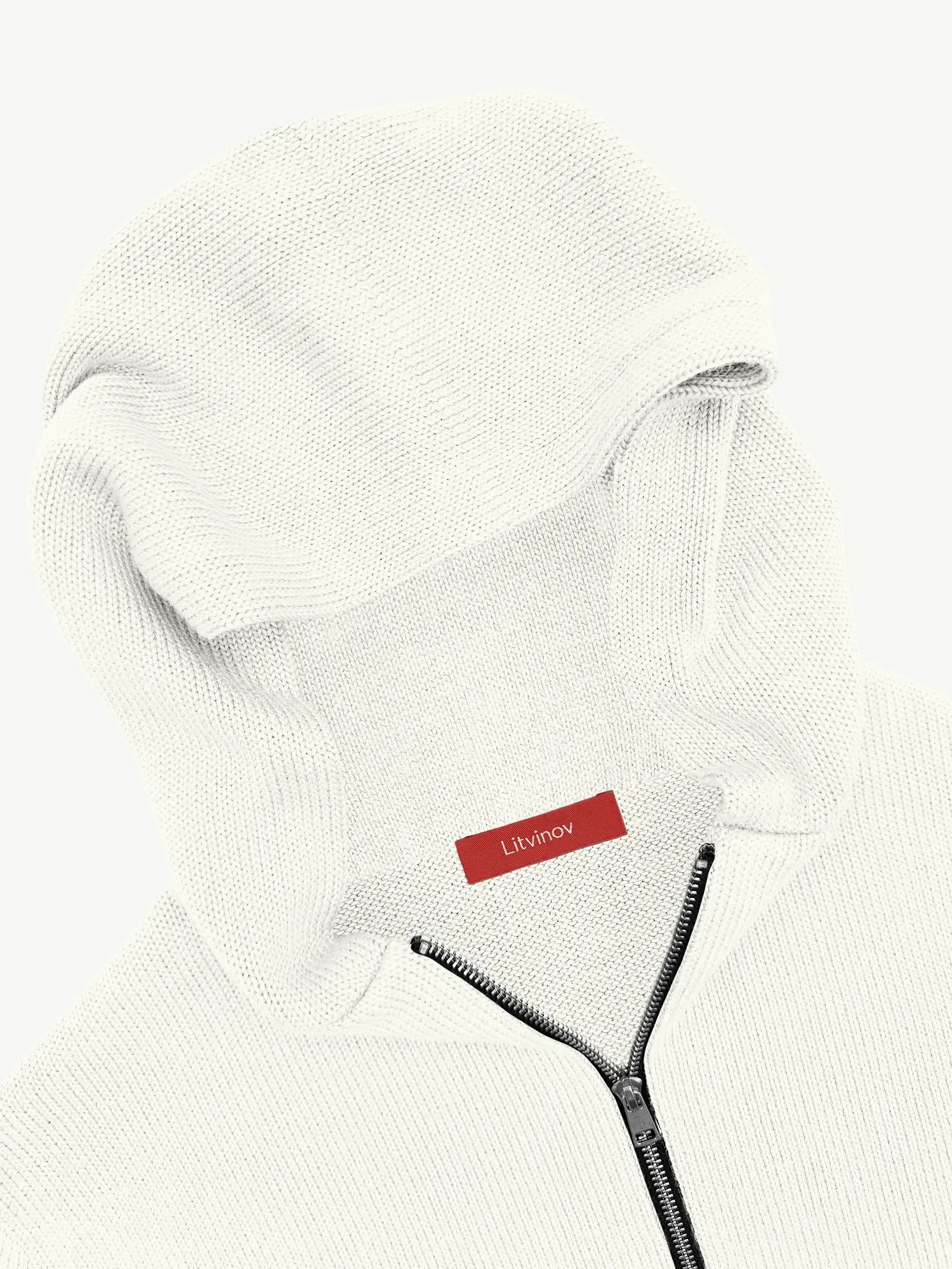 Толстовка на замке из шелка