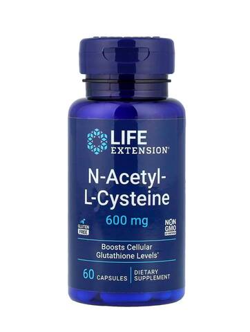Life Extension N-ацетил-L-цистеин, 600 мг, 60 капсул