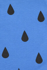 комплект  для мальчика  К 8151/ярко-голубой,св.серый меланж,капли