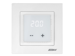Терморегулятор ДЕВИ Room (+5°C - +40°C), с датчиком пола, 16А, белый