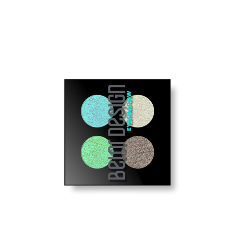 Тени д/век Delicate (сборки 4-х цветные) сборка №51 мятно-бирюзовые