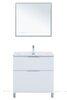Aquanet 345679 Тумба с раковиной Алвита new 80 (Flat) напольная 2 ящ. цв. белый матовый (345679)