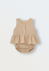 1512-221 Боди-платье из муслина (молочный)