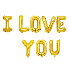 К Надпись, I love you, Золото, 17