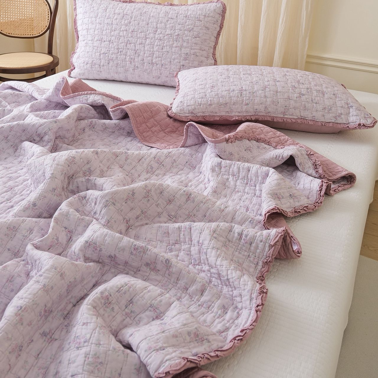 Покрывало Zephyr Home 230x250 Сиреневые Цветочки