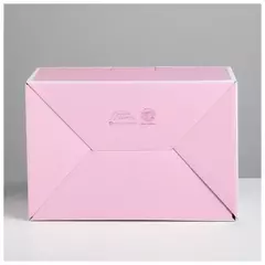Коробка с напонителем «Believe» (22 × 15 × 10 см) розовый