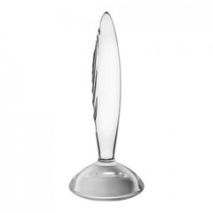 Стеклянный фаллоимитатор Satisfyer Sparkling Crystal (19*6,2), прозрачный