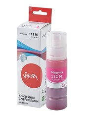 Контейнер с чернилами Sakura C13T06C34A (112 M) для Epson L6460/L6490/L6550/L6570/L6570/L6580/11160/15150/15160/L15180, пурпурный, 70 мл.