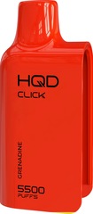 Картридж HQD Click - Гранатовый сок со Смородиной и Лимон