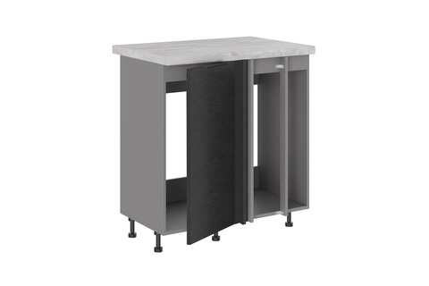 Брауни МП-850 шкаф под мойку (Стол под мойку (прямой угол) одна створка+2 фальшпанели)