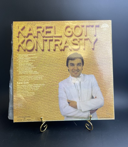 Karel Gott – Kontrasty. Виниловая пластинка 12 дюймов. Czechoslovakia