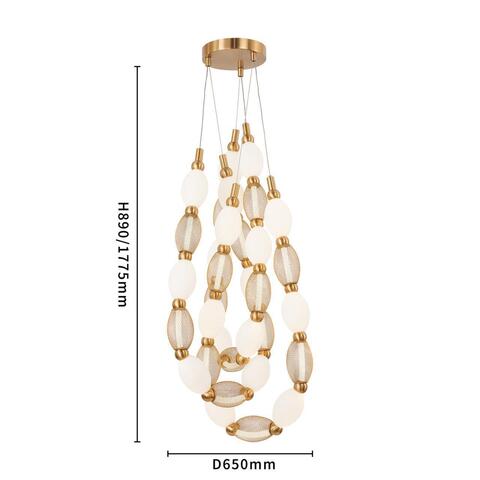 Подвесной светодиодный светильник Favourite Perler 4559-3PC