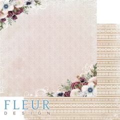 Бумага для скрапбукинга FLEUR-design, двусторонняя 30*30 см, 190 гр.