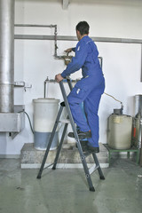 Анодированная стремянка Krause SEPRO 4 ступ. (124180)