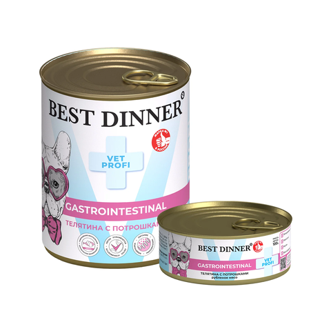 Best Dinner Exclusive Vet Profi GastroIntestinal Телятина с потрошками для собак