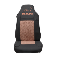 Чехлы MAN TGA (экокожа, коричневый)