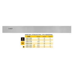 Линейка поверочная ШП-1000х50х10мм DIN874 кл.1 INOX Kinex(K-met) 1039-17-100