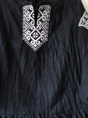 Ванда. Платье льняное миди с вышивкой в этностиле PL-421196