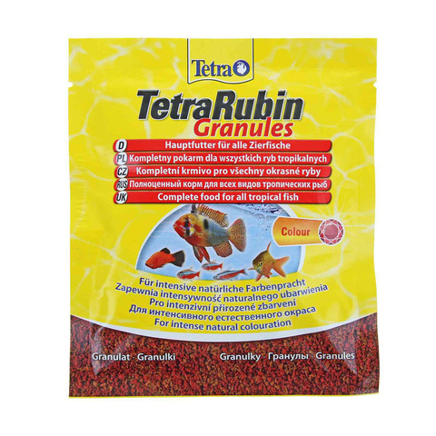 TetraRubin Granules корм в гранулах для улучшения окраса всех видов рыб 15 г
