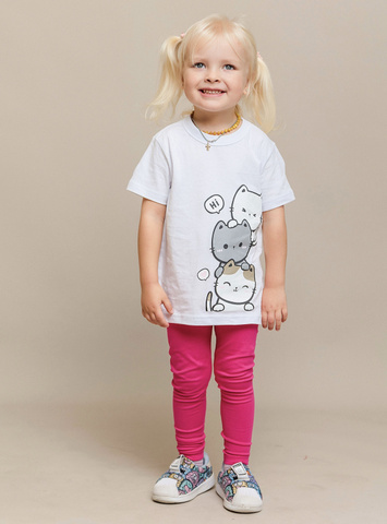 011_БК24 Футболка кор.рукав д/д, белый