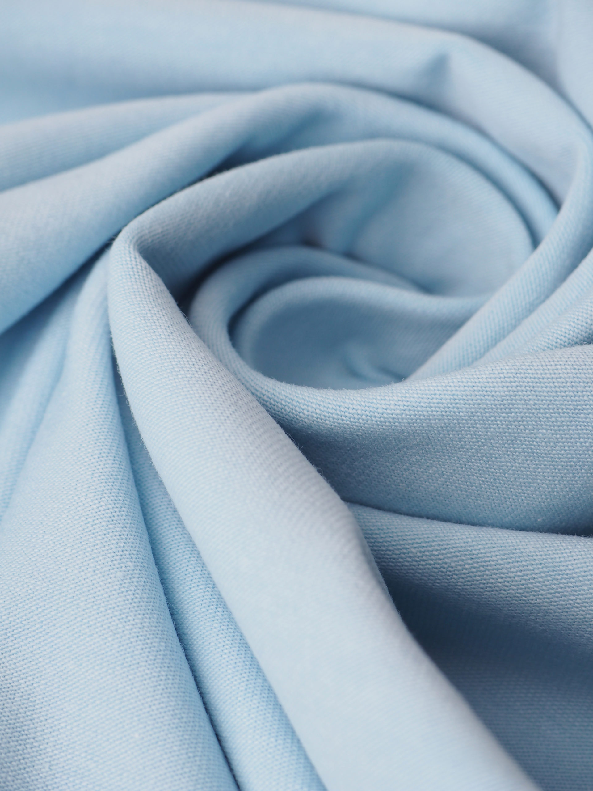 Кулирка на ластовицу светло-голубая с лайкрой отрезами