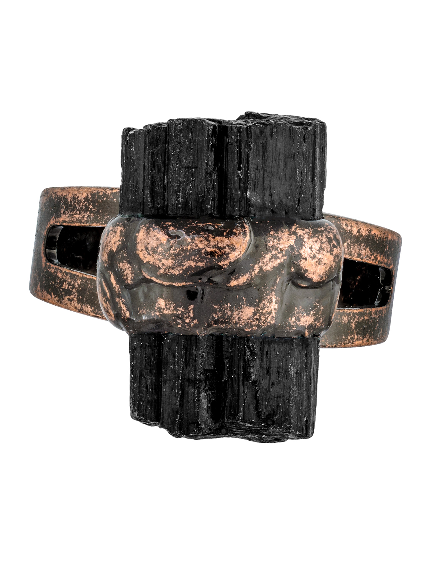 Кольцо с турмалином