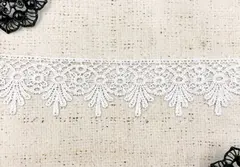 Кружево плетеное, ш. 4 см, белый