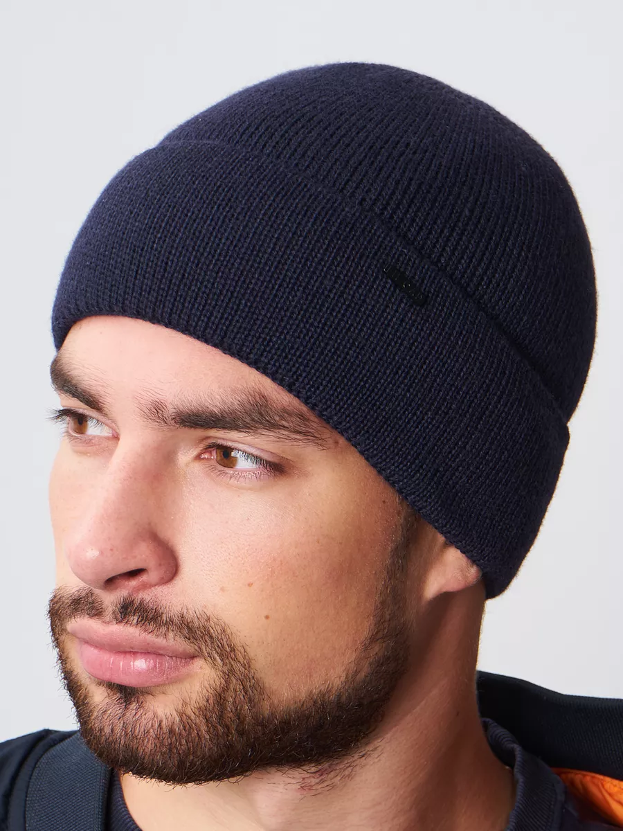 Шапка бини зимняя весенняя с флисом